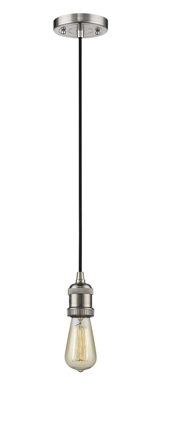 One Light Mini Pendant by Innovations - Franklin Restoration Collection, Brushed Satin Nickel Finish - 200C-SN