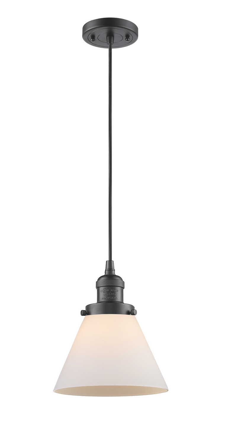 One Light Mini Pendant by Innovations - Franklin Restoration Collection, Oil Rubbed Bronze Finish - 201C-OB-G41
