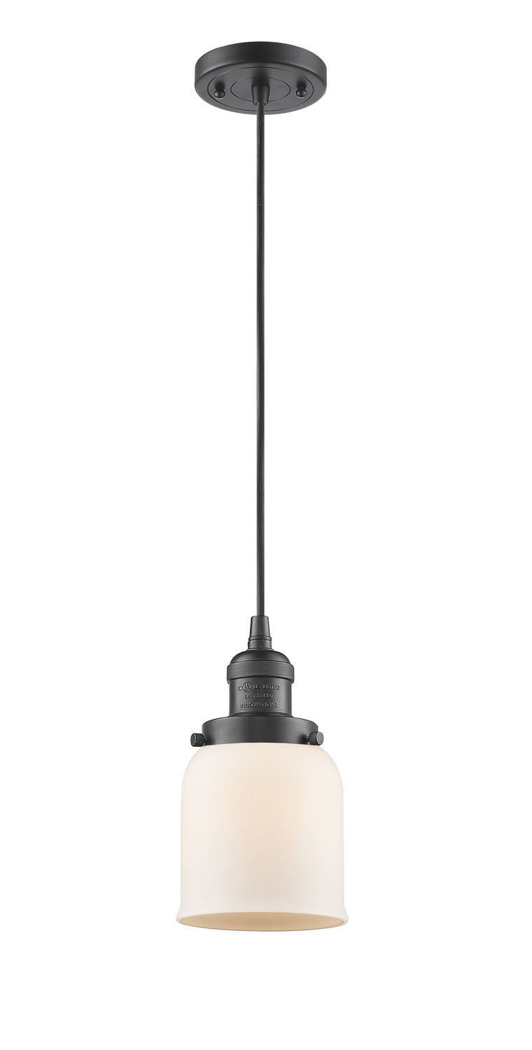 One Light Mini Pendant by Innovations - Franklin Restoration Collection, Oil Rubbed Bronze Finish - 201C-OB-G51