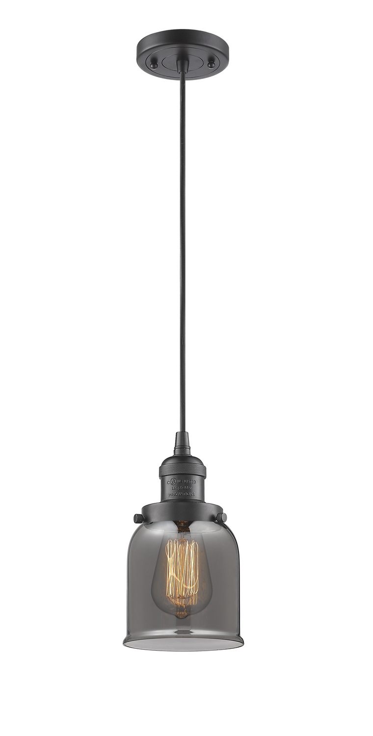 One Light Mini Pendant by Innovations - Franklin Restoration Collection, Oil Rubbed Bronze Finish - 201C-OB-G53