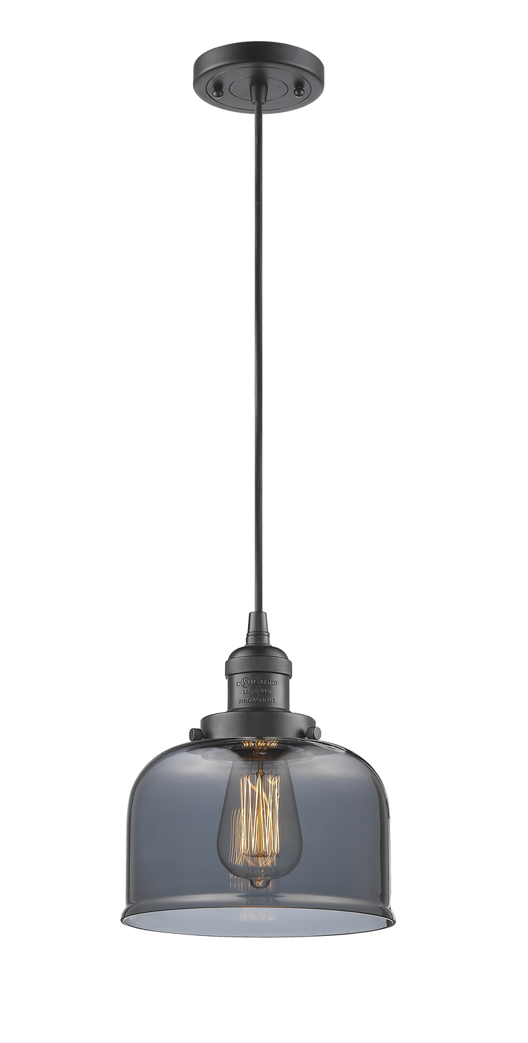 One Light Mini Pendant by Innovations - Franklin Restoration Collection, Oil Rubbed Bronze Finish - 201C-OB-G73
