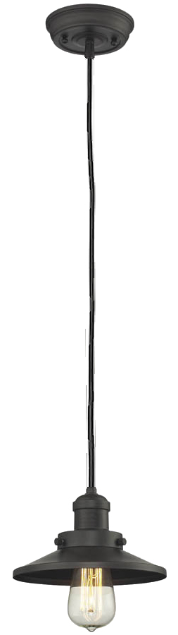 One Light Mini Pendant by Innovations - Franklin Restoration Collection, Oil Rubbed Bronze Finish - 201C-OB-M5