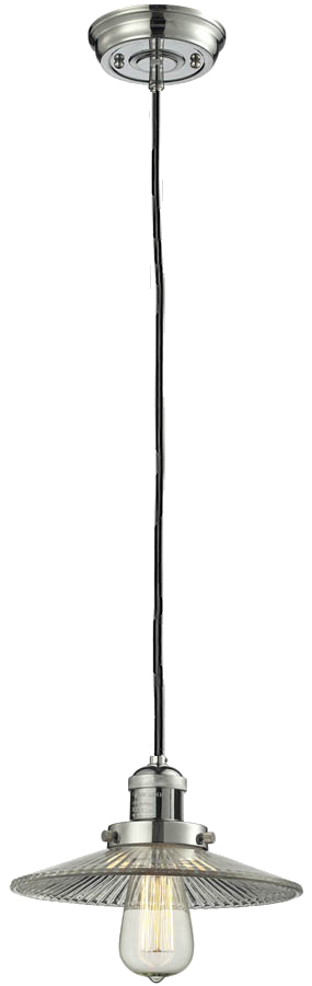One Light Mini Pendant by Innovations - Franklin Restoration Collection, Polished Nickel Finish - 201C-PN-G2