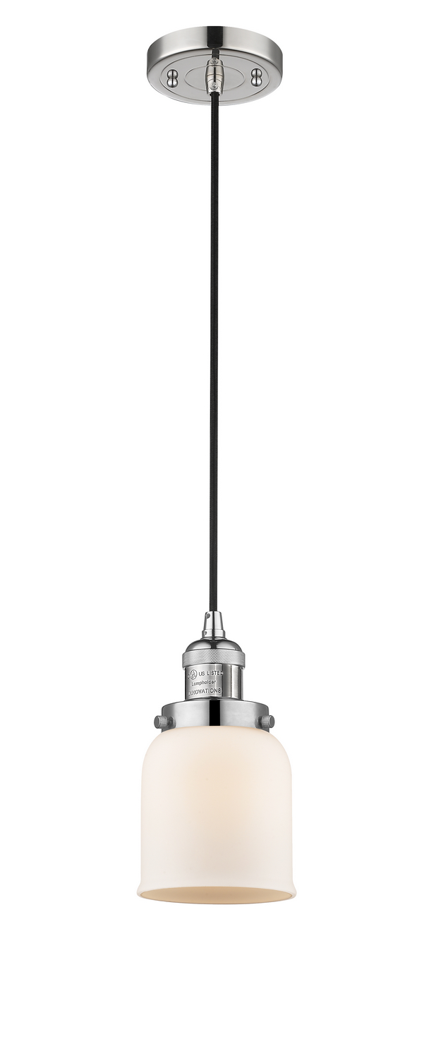 One Light Mini Pendant by Innovations - Franklin Restoration Collection, Polished Nickel Finish - 201C-PN-G51