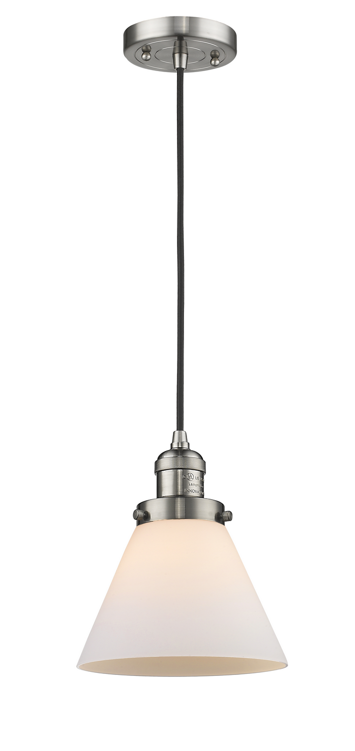 One Light Mini Pendant by Innovations - Franklin Restoration Collection, Brushed Satin Nickel Finish - 201C-SN-G41