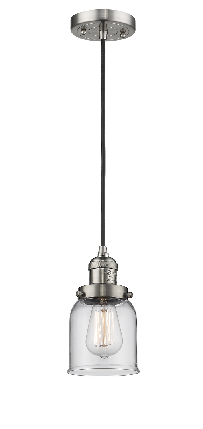 One Light Mini Pendant by Innovations - Franklin Restoration Collection, Brushed Satin Nickel Finish - 201C-SN-G52