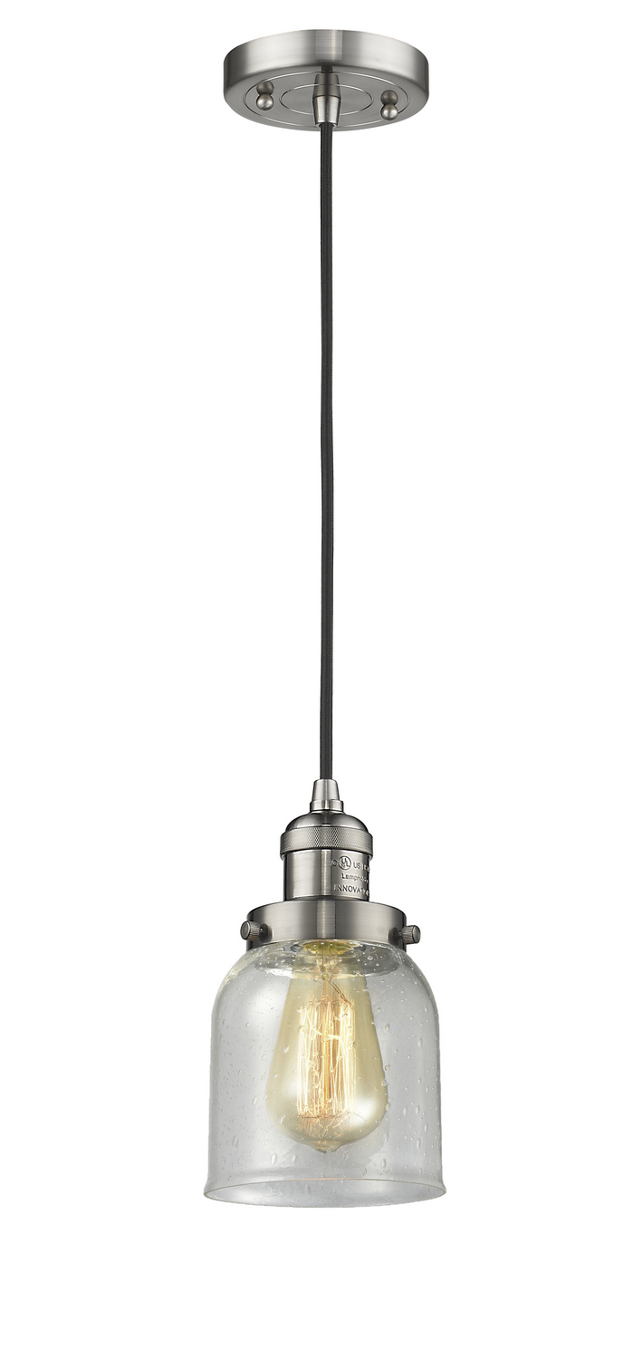 One Light Mini Pendant by Innovations - Franklin Restoration Collection, Brushed Satin Nickel Finish - 201C-SN-G54