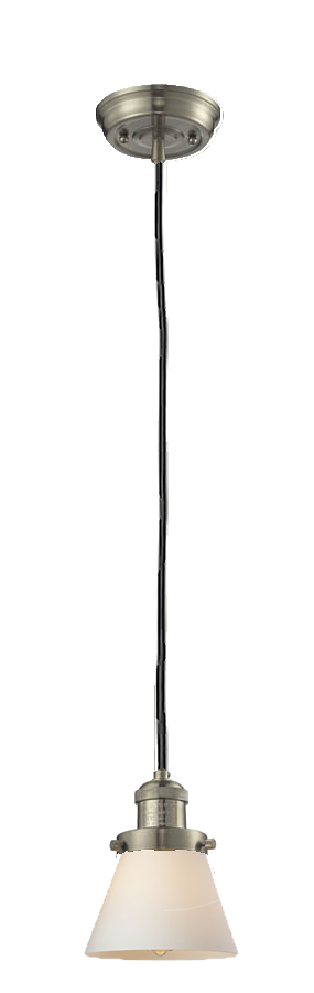 One Light Mini Pendant by Innovations - Franklin Restoration Collection, Brushed Satin Nickel Finish - 201C-SN-G61