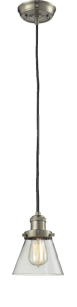 One Light Mini Pendant by Innovations - Franklin Restoration Collection, Brushed Satin Nickel Finish - 201C-SN-G62