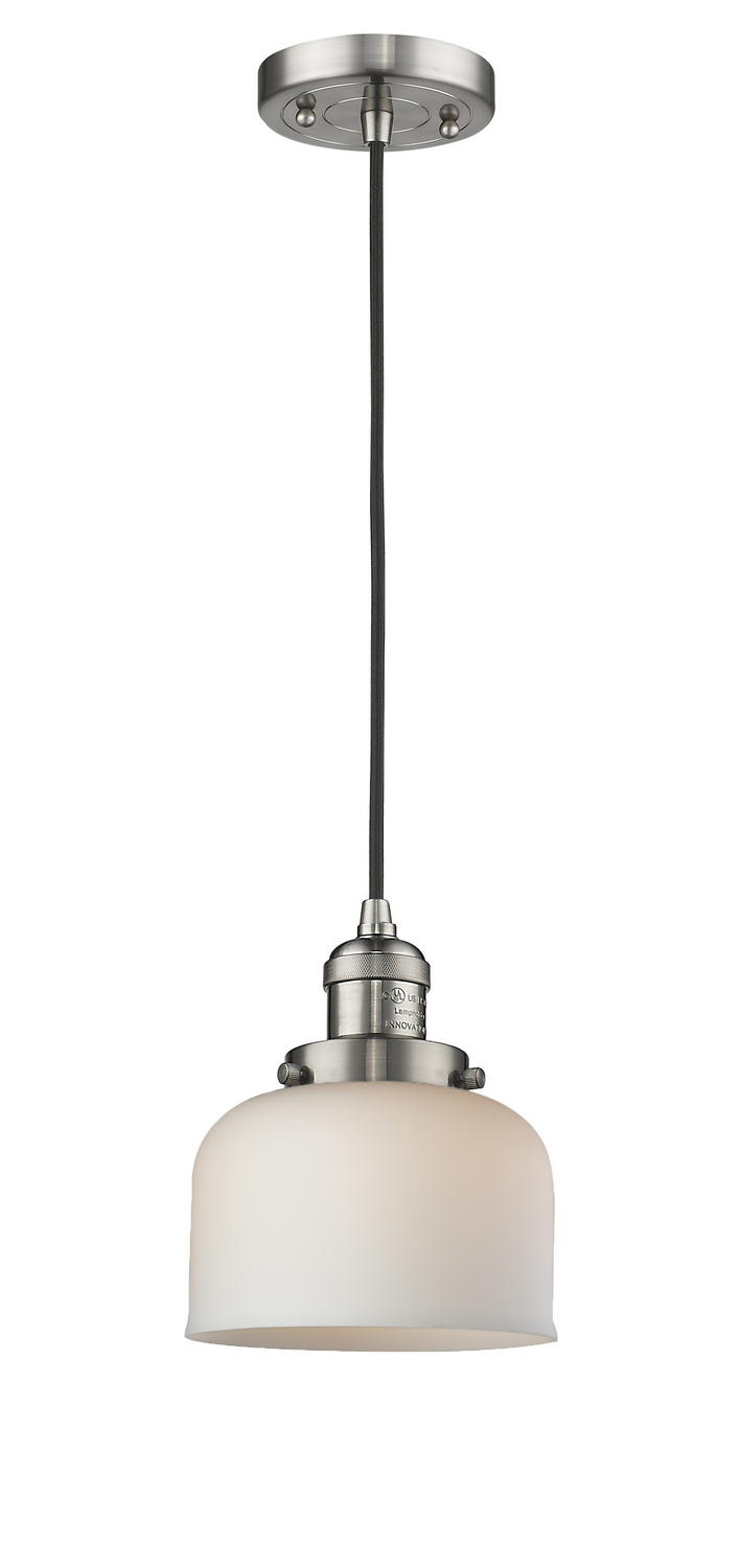 One Light Mini Pendant by Innovations - Franklin Restoration Collection, Brushed Satin Nickel Finish - 201C-SN-G71