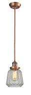 One Light Mini Pendant by Innovations - Franklin Restoration Collection, Antique Copper Finish - 201S-AC-G142