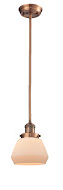 One Light Mini Pendant by Innovations - Franklin Restoration Collection, Antique Copper Finish - 201S-AC-G171