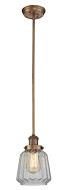 One Light Mini Pendant by Innovations - Franklin Restoration Collection, Brushed Brass Finish - 201S-BB-G142