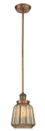 One Light Mini Pendant by Innovations - Franklin Restoration Collection, Brushed Brass Finish - 201S-BB-G146