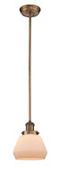One Light Mini Pendant by Innovations - Franklin Restoration Collection, Brushed Brass Finish - 201S-BB-G171