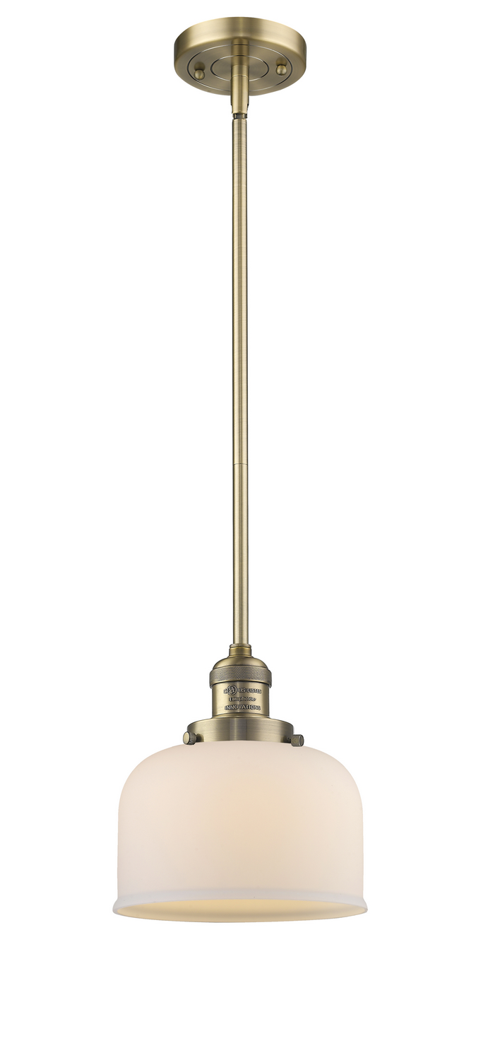 One Light Mini Pendant by Innovations - Franklin Restoration Collection, Brushed Brass Finish - 201S-BB-G71