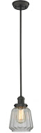 One Light Mini Pendant by Innovations - Franklin Restoration Collection, Oil Rubbed Bronze Finish - 201S-OB-G142