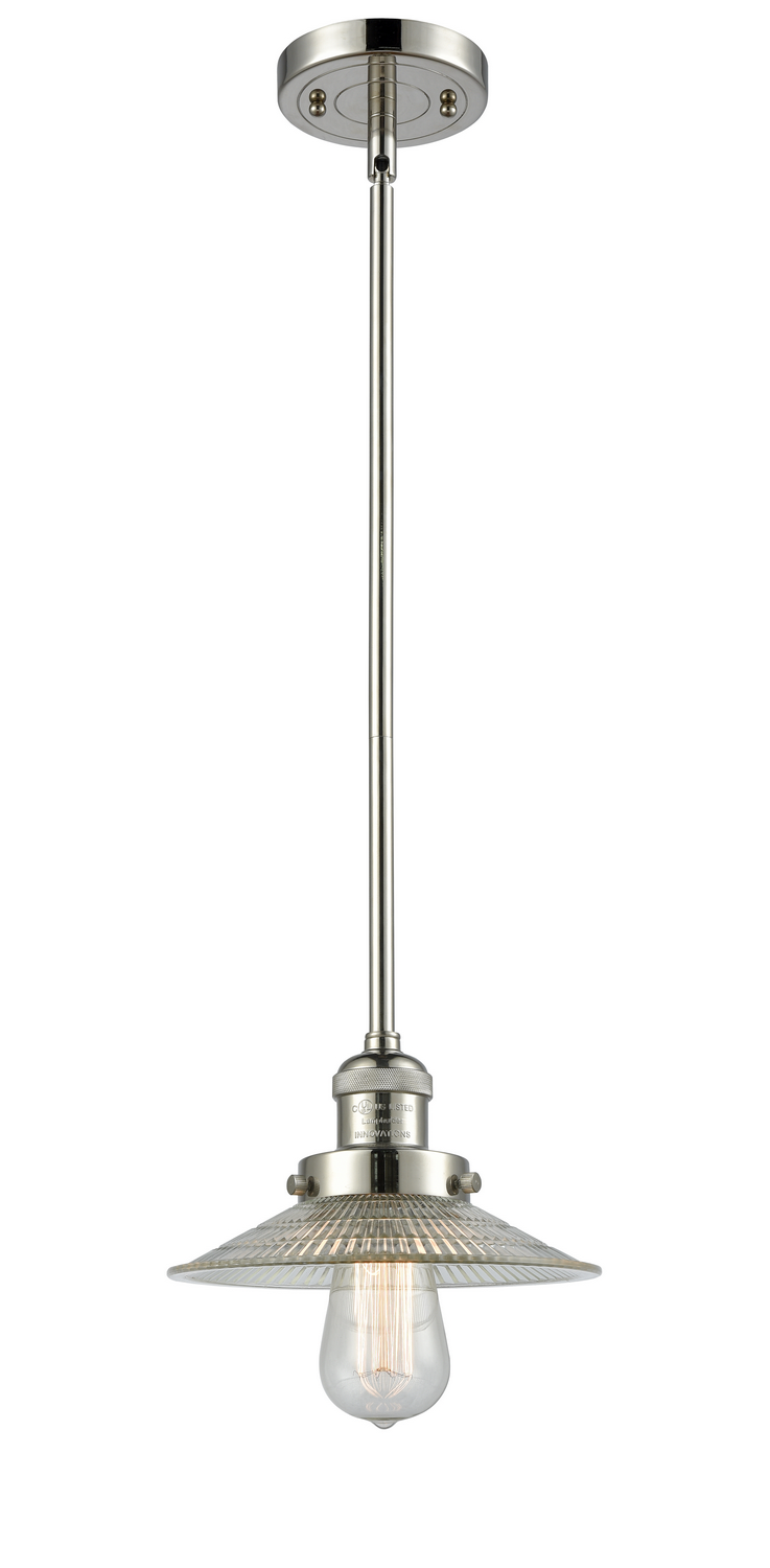One Light Mini Pendant by Innovations - Franklin Restoration Collection, Polished Nickel Finish - 201S-PN-G2