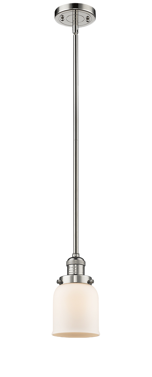 One Light Mini Pendant by Innovations - Franklin Restoration Collection, Polished Nickel Finish - 201S-PN-G51