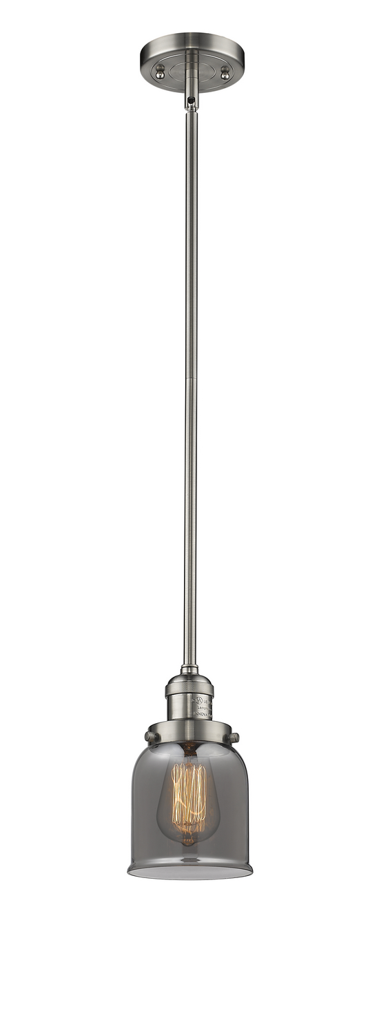 One Light Mini Pendant by Innovations - Franklin Restoration Collection, Brushed Satin Nickel Finish - 201S-SN-G53