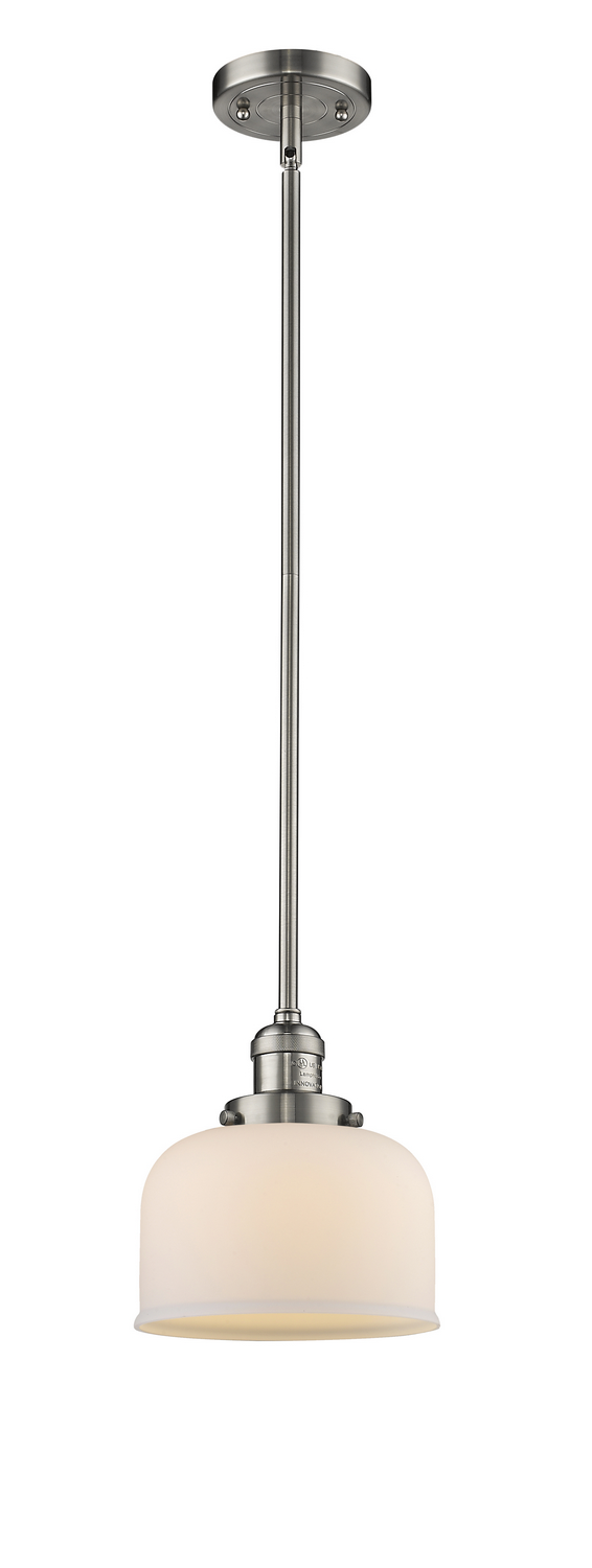 One Light Mini Pendant by Innovations - Franklin Restoration Collection, Brushed Satin Nickel Finish - 201S-SN-G71