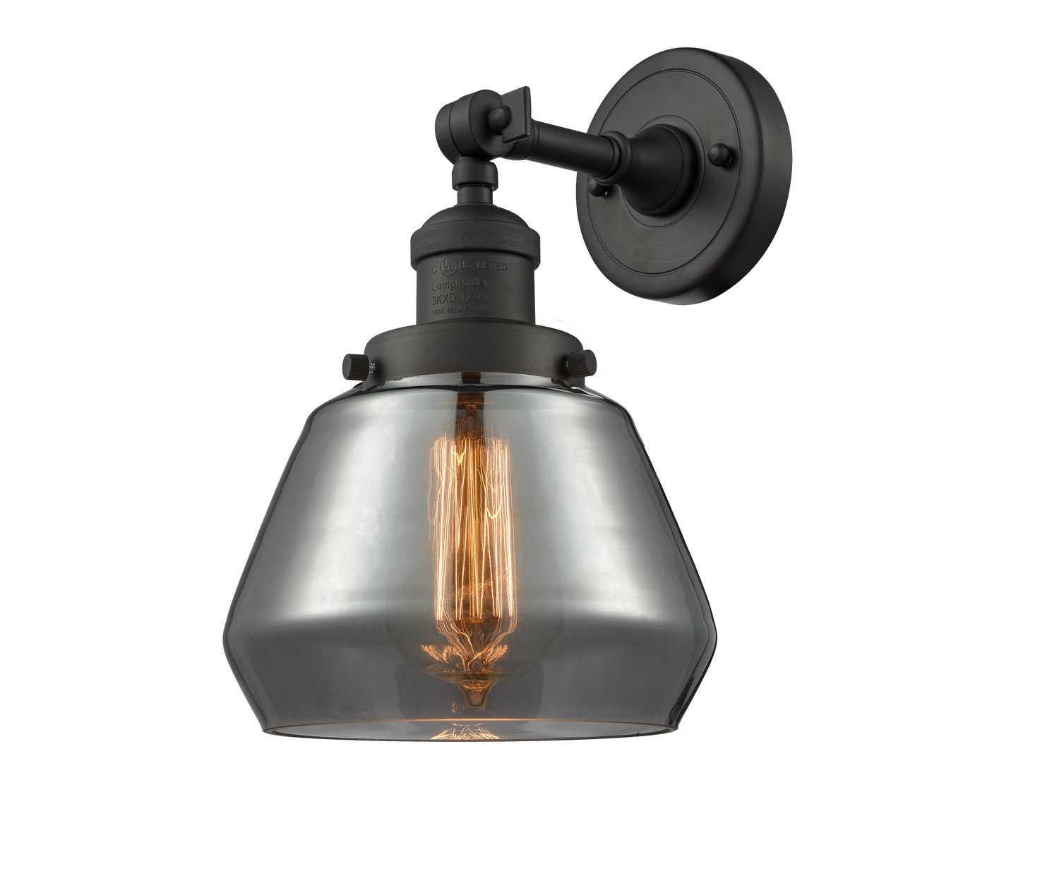 One Light Wall Sconce by Innovations - Franklin Restoration Collection, Oil Rubbed Bronze Finish - 203-OB-G173