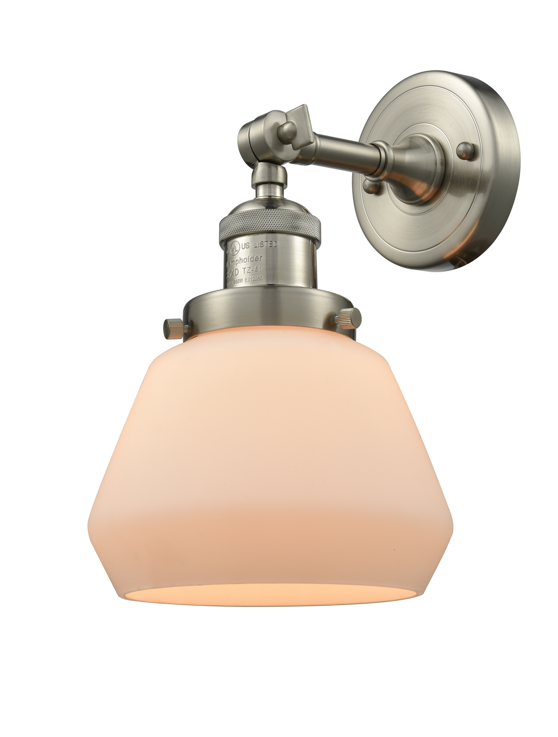 One Light Wall Sconce by Innovations - Franklin Restoration Collection, Brushed Satin Nickel Finish - 203-SN-G171