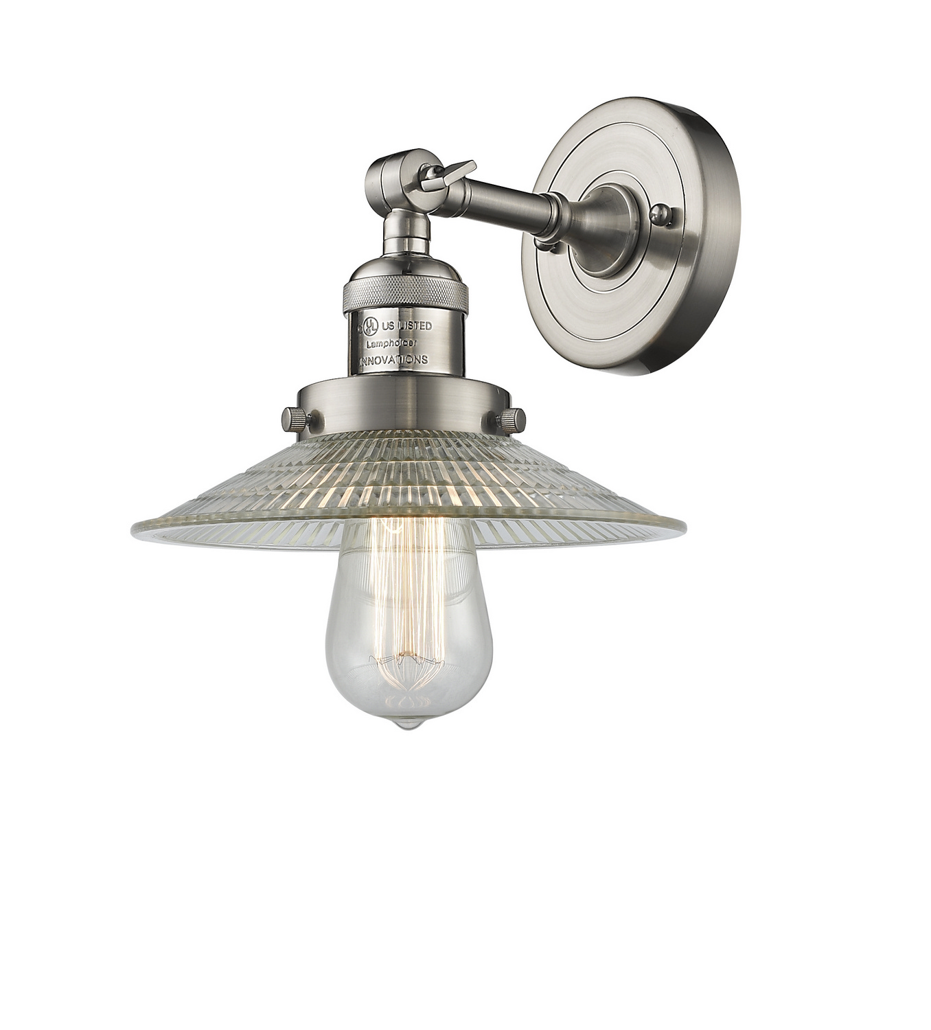 One Light Wall Sconce by Innovations - Franklin Restoration Collection, Brushed Satin Nickel Finish - 203-SN-G2