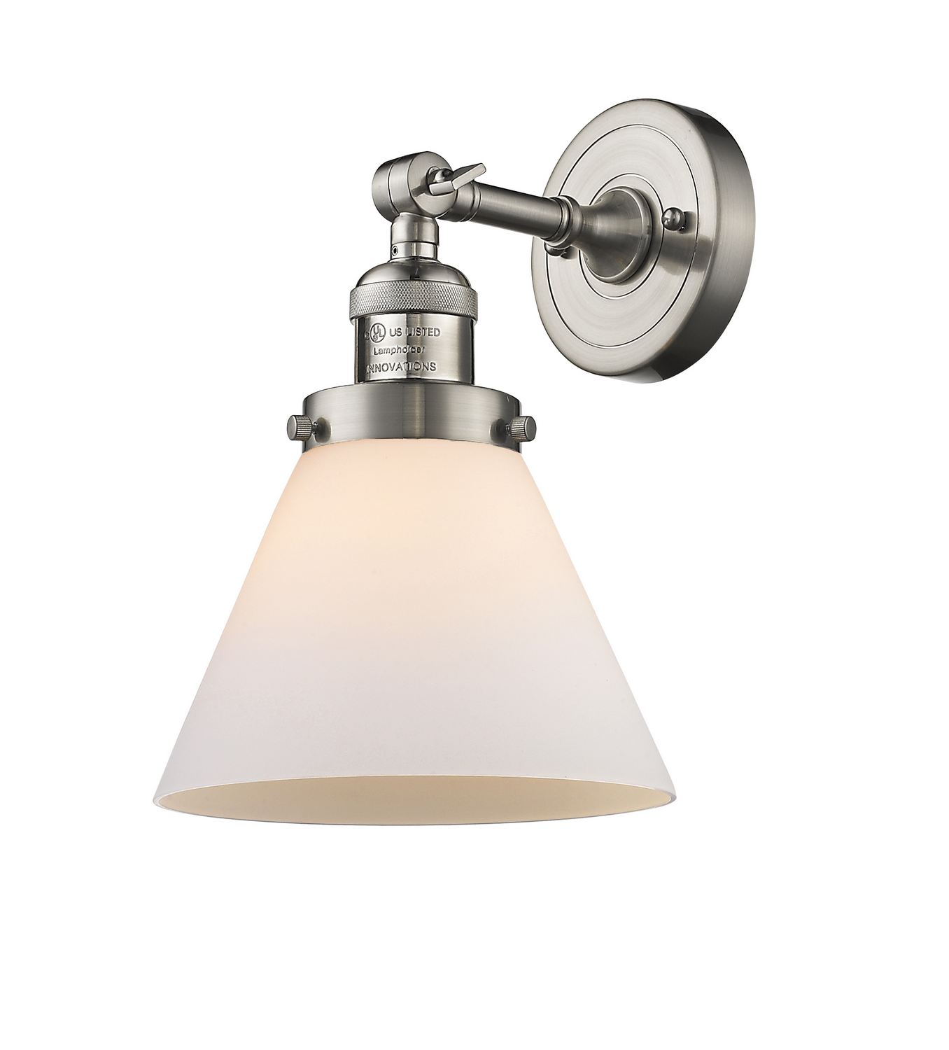 One Light Wall Sconce by Innovations - Franklin Restoration Collection, Brushed Satin Nickel Finish - 203-SN-G41