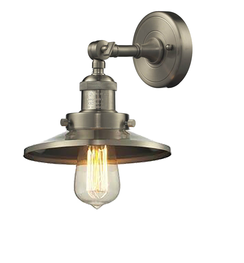 One Light Wall Sconce by Innovations - Franklin Restoration Collection, Brushed Satin Nickel Finish - 203-SN-M2