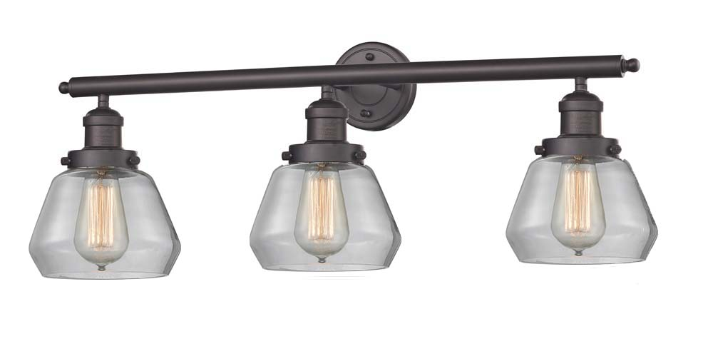 Three Light Bath Vanity by Innovations - Franklin Restoration Collection, Oil Rubbed Bronze Finish - 205-OB-G172