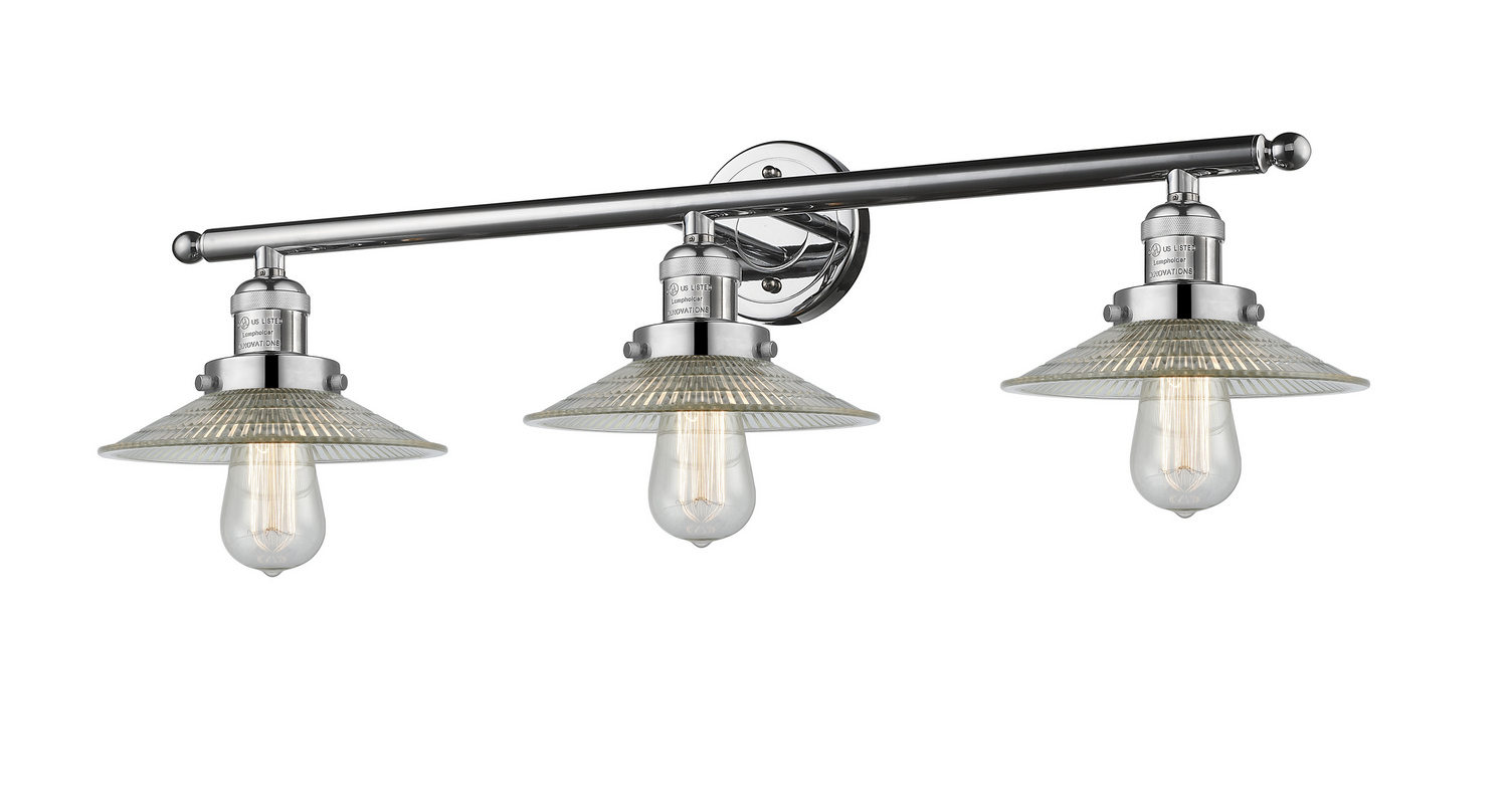 Three Light Bath Vanity by Innovations - Franklin Restoration Collection, Polished Chrome Finish - 205-PC-G2