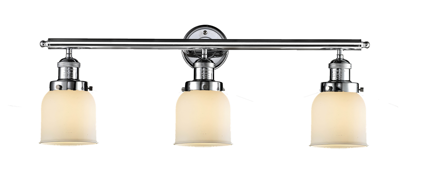 Three Light Bath Vanity by Innovations - Franklin Restoration Collection, Polished Chrome Finish - 205-PC-G51