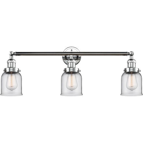 Three Light Bath Vanity by Innovations - Franklin Restoration Collection, Polished Chrome Finish - 205-PC-G52