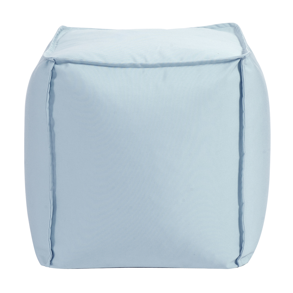 Howard Elliott Patio Collection Pouf in Seascape Breeze - Q873-461