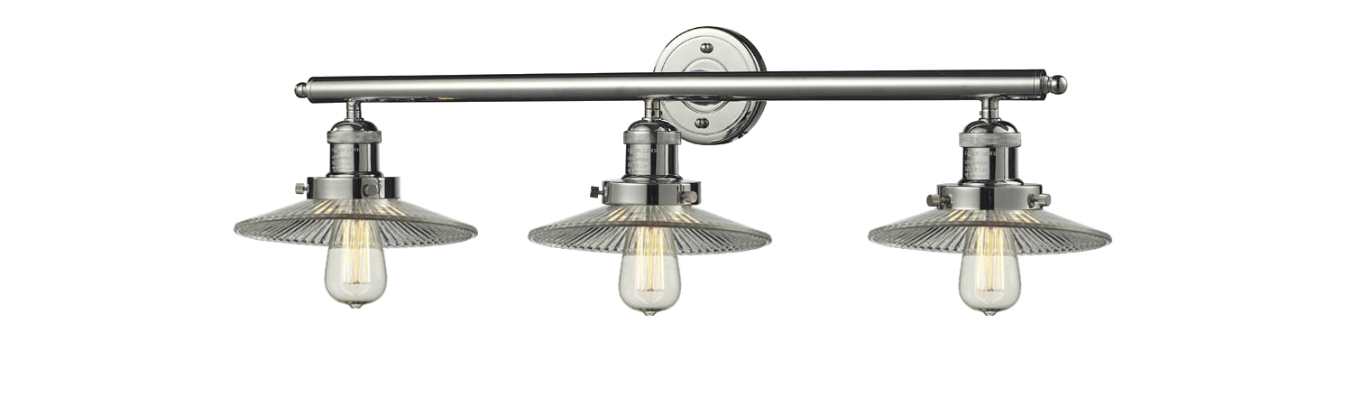 Three Light Bath Vanity by Innovations - Franklin Restoration Collection, Polished Nickel Finish - 205-PN-G2