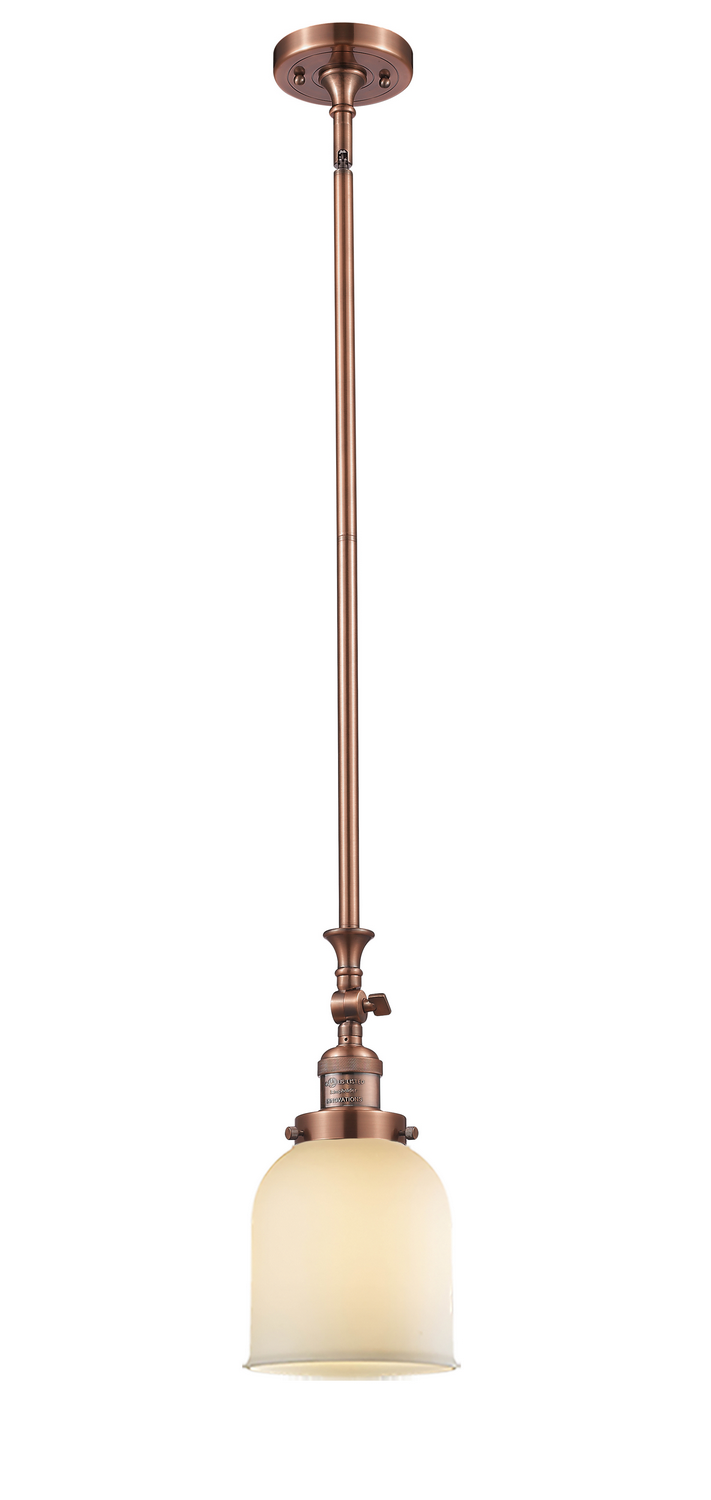 One Light Mini Pendant by Innovations - Franklin Restoration Collection, Antique Copper Finish - 206-AC-G51