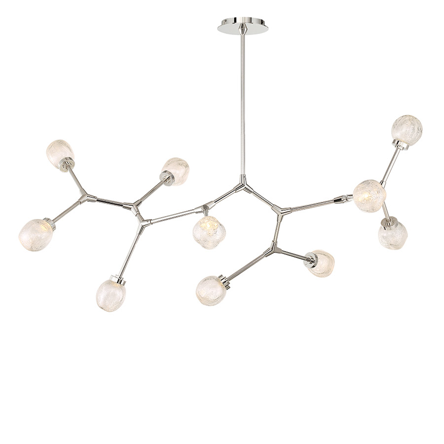 LED Linear Pendant by Modern Forms - Catalyst Collection, Polished Nickel Finish - PD-53751-PN