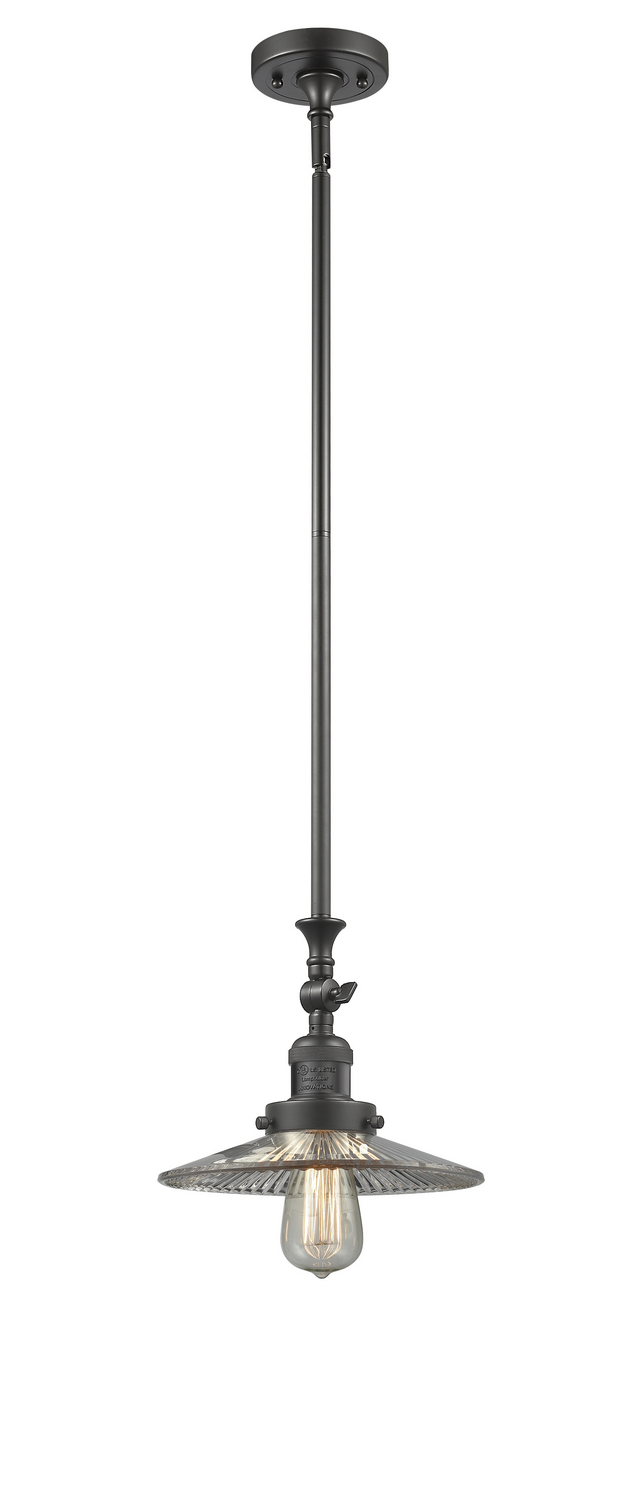 One Light Mini Pendant by Innovations - Franklin Restoration Collection, Oil Rubbed Bronze Finish - 206-OB-G2