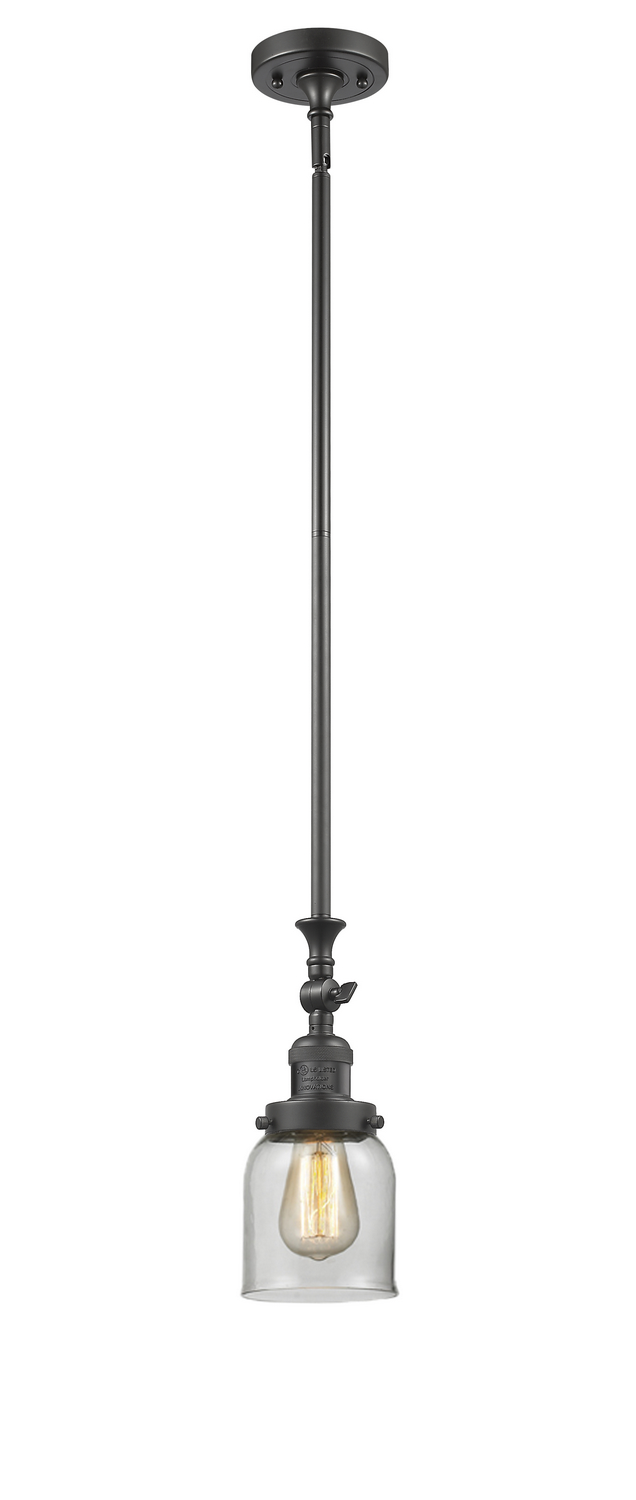 One Light Mini Pendant by Innovations - Franklin Restoration Collection, Oil Rubbed Bronze Finish - 206-OB-G52