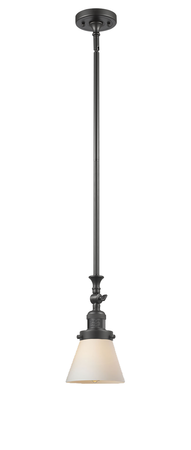One Light Mini Pendant by Innovations - Franklin Restoration Collection, Oil Rubbed Bronze Finish - 206-OB-G61