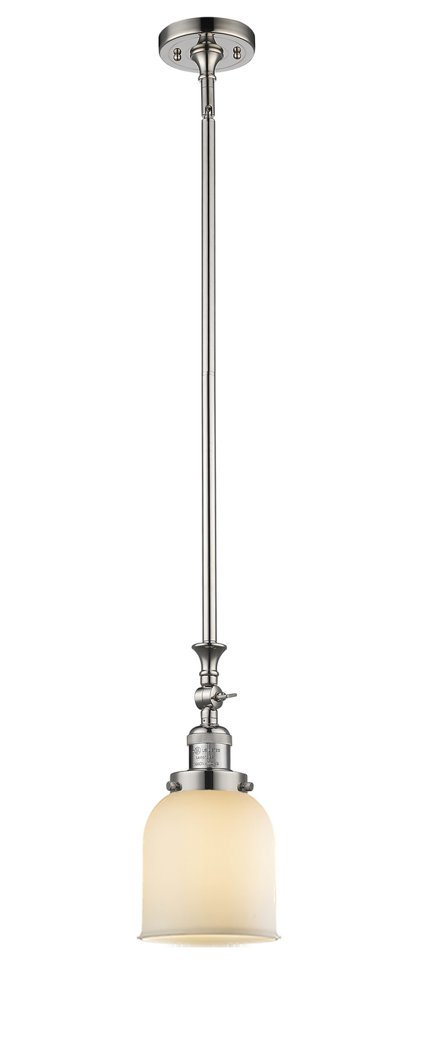 One Light Mini Pendant by Innovations - Franklin Restoration Collection, Polished Nickel Finish - 206-PN-G51