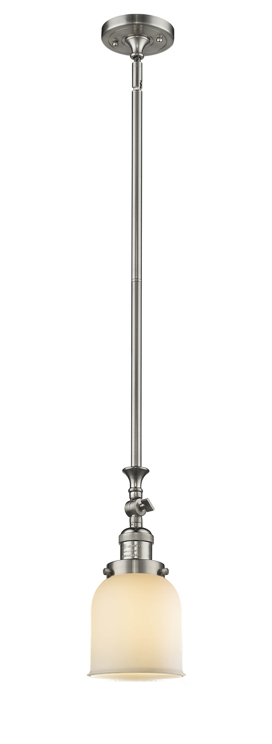 One Light Mini Pendant by Innovations - Franklin Restoration Collection, Brushed Satin Nickel Finish - 206-SN-G51
