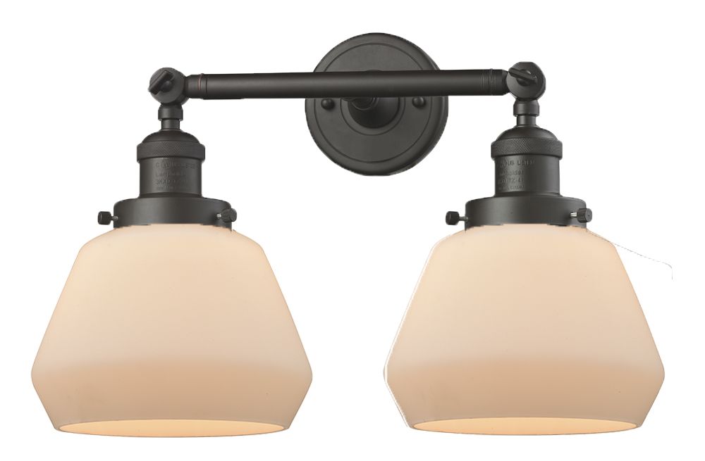 Two Light Bath Vanity by Innovations - Franklin Restoration Collection, Oil Rubbed Bronze Finish - 208-OB-G171