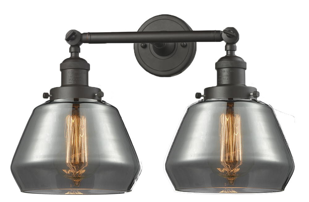 Two Light Bath Vanity by Innovations - Franklin Restoration Collection, Oil Rubbed Bronze Finish - 208-OB-G173