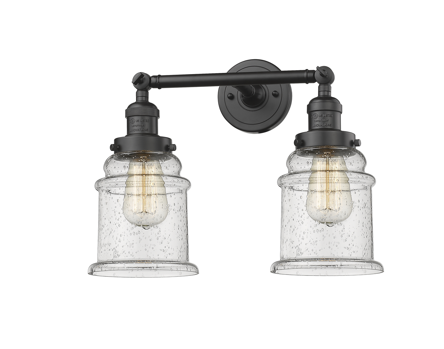Two Light Bath Vanity by Innovations - Franklin Restoration Collection, Oil Rubbed Bronze Finish - 208-OB-G184