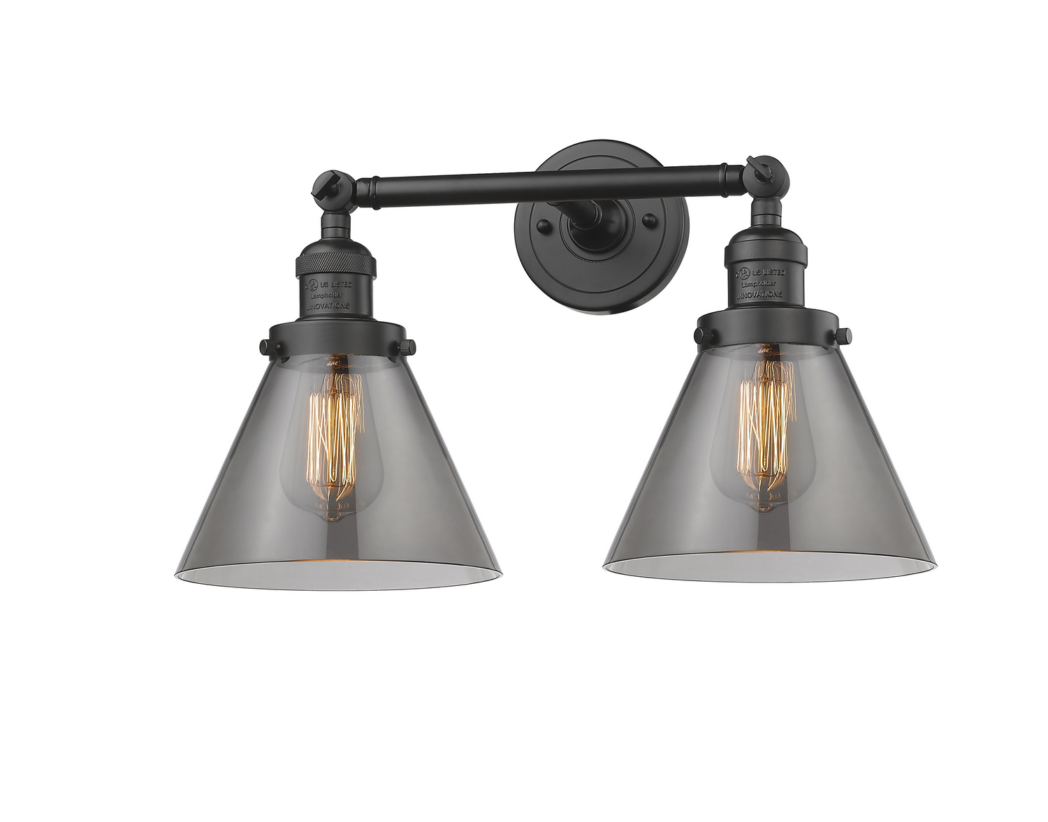 Two Light Bath Vanity by Innovations - Franklin Restoration Collection, Oil Rubbed Bronze Finish - 208-OB-G43