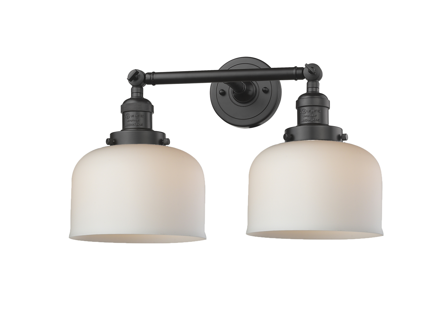 Two Light Bath Vanity by Innovations - Franklin Restoration Collection, Oil Rubbed Bronze Finish - 208-OB-G71