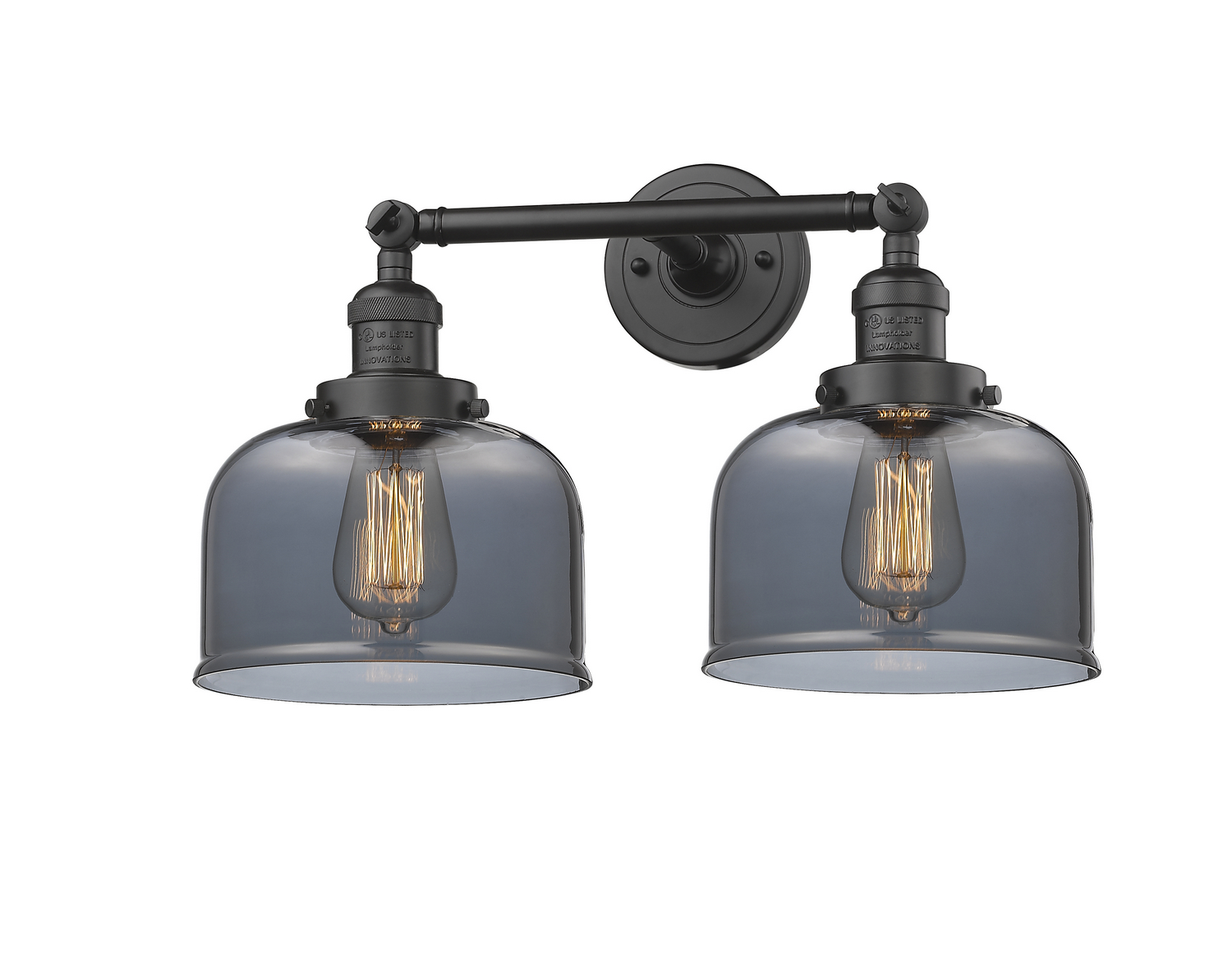 Two Light Bath Vanity by Innovations - Franklin Restoration Collection, Oil Rubbed Bronze Finish - 208-OB-G73
