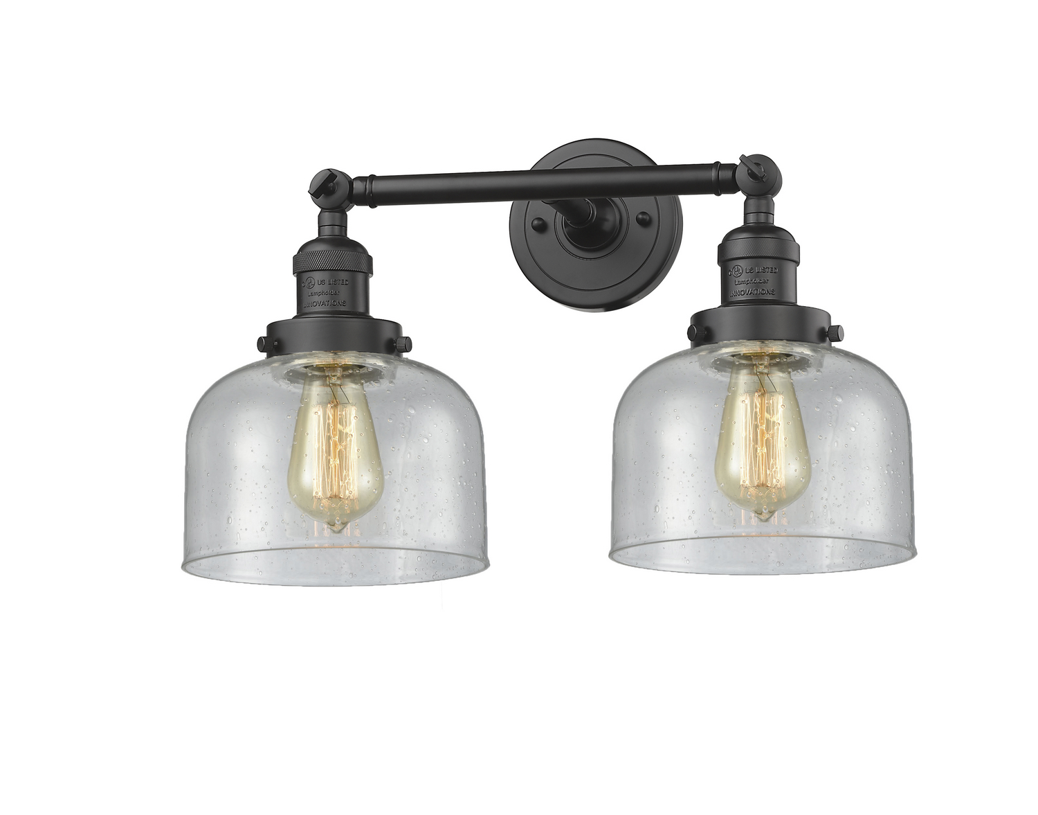 Two Light Bath Vanity by Innovations - Franklin Restoration Collection, Oil Rubbed Bronze Finish - 208-OB-G74
